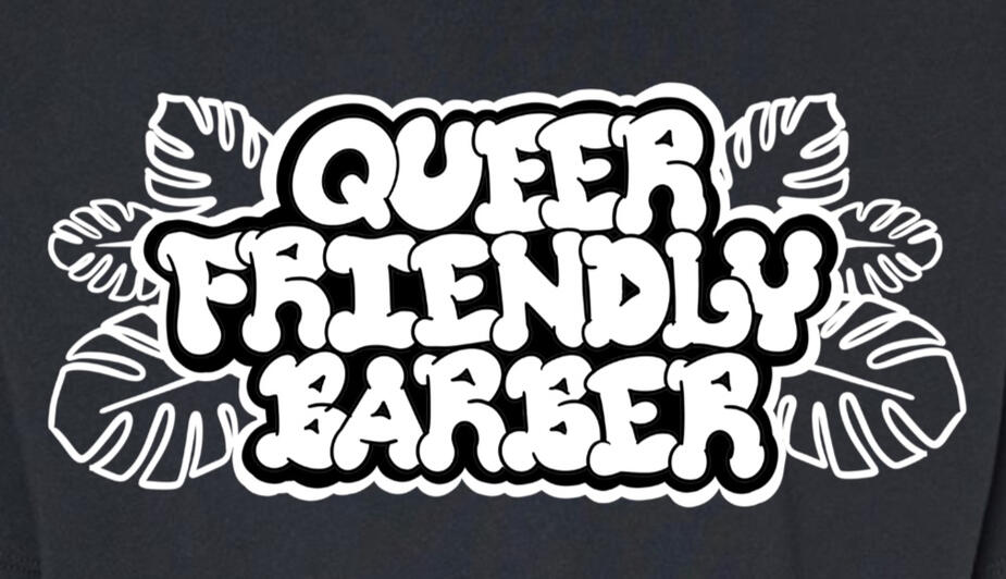 Customized merch design (queerfriendlybarber)
